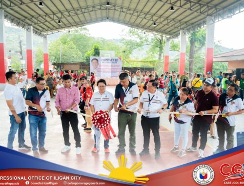 TURNOVER AT THE MULTIPURPOSE BUILDING (GYMNASIUM) IN BARANGAY SUAREZ